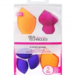 Real Techniques 6 Miracle Sponges New