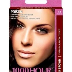 1000 Hour Dark Brown Eyelash & Brow Dye Kit