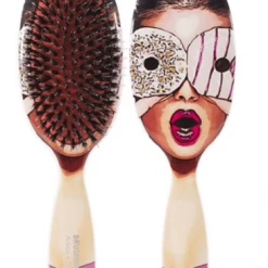 Brushworx Artists And Models Oval Cushion Hair Brush - Sugar Baby