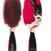 New Brushworx Artists And Models Oval Cushion Hair Brush - Bunny Boo