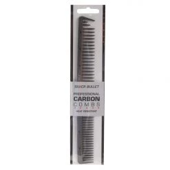 New Silver Bullet Professional Carbon Wide Teeth Cutting Hair Comb