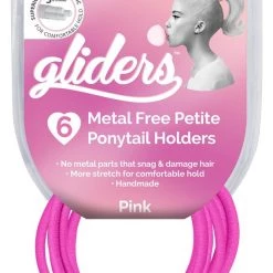 Gliders Premium Metal Free Petites Ponytail Holders 6pk