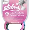 Gliders Premium Metal Free Petites Ponytail Holders 6pk