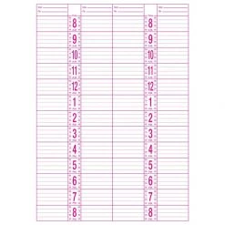 Dateline Imports Professional 4 Column Appointment Book