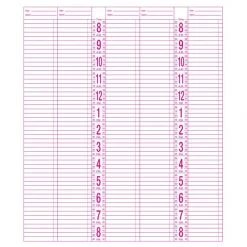 Dateline Imports Professional 5 Column Appointment Book
