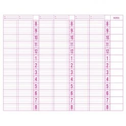 Dateline Imports New Professional 6 Column Appointment Book