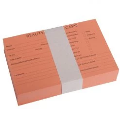 Dateline Imports Professional Beauty Therapy Record Cards New