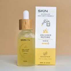 Skin O2 24K Gold Peptide Serum New
