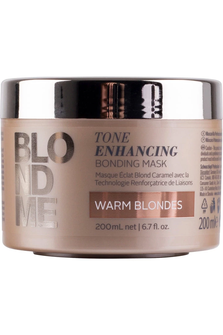 Schwarzkopf BlondMe Warm Tone Enhancing Bonding Mask - Discontinued Packaging 3 Schwarzkopf BlondMe Warm Tone Enhancing Bonding Mask - Discontinued Packaging