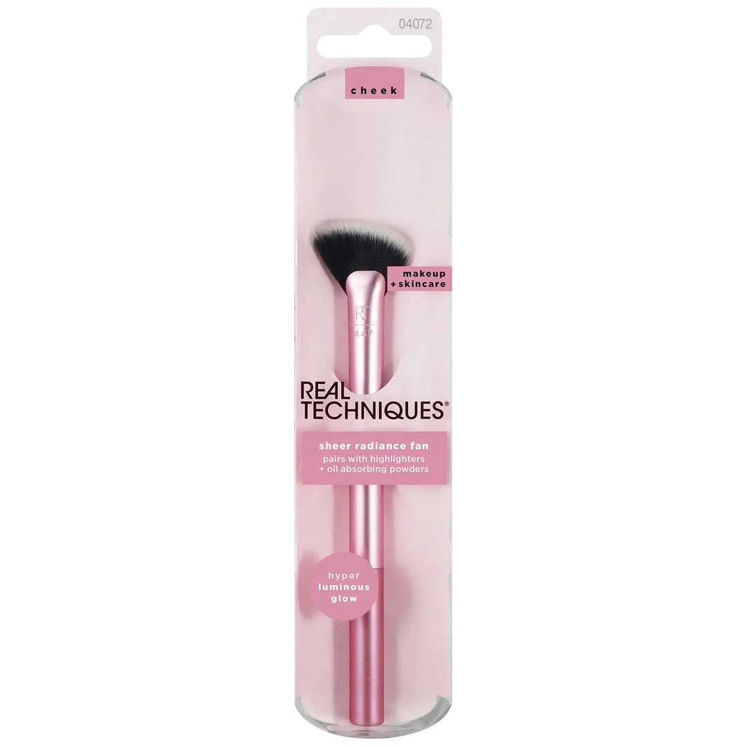 Real Techniques Sheer Radiance Fan Brush New 3 Real Techniques Sheer Radiance Fan Brush New