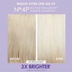 Olaplex No.4P Blonde Enhancer Toning Shampoo New