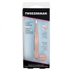 New Tweezerman Slant Tweezer Rose Gold