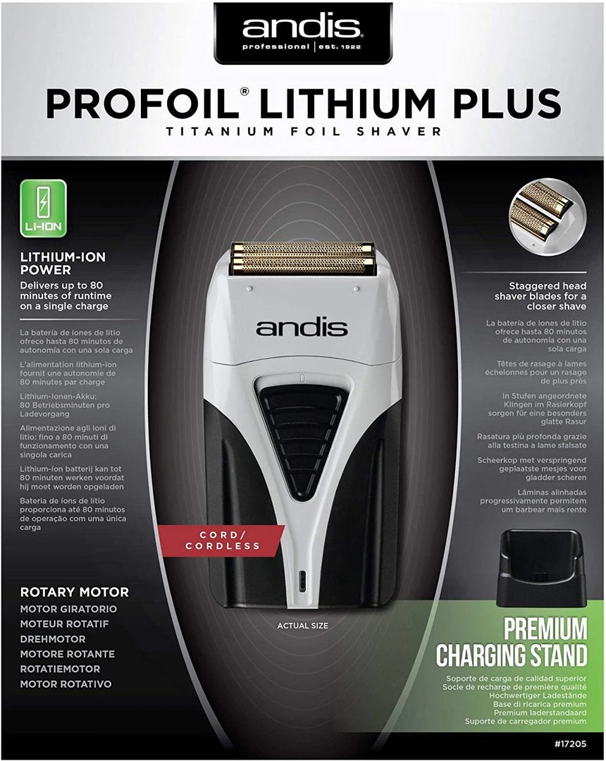 New Andis ProFoil Lithium Plus Foil Shaver 4 New Andis ProFoil Lithium Plus Foil Shaver