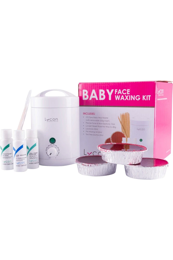 New Lycon Precision Baby Face Waxing Kit 3 New Lycon Precision Baby Face Waxing Kit