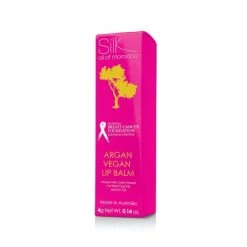 Silk Oil Of Morocco Argan Vegan Lip Balm New