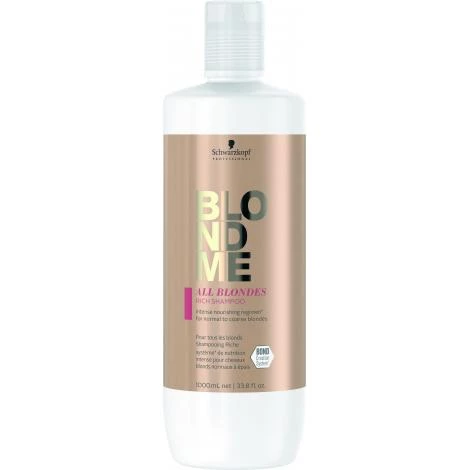 Schwarzkopf BlondMe All Blondes Rich Shampoo New 4 Schwarzkopf BlondMe All Blondes Rich Shampoo New
