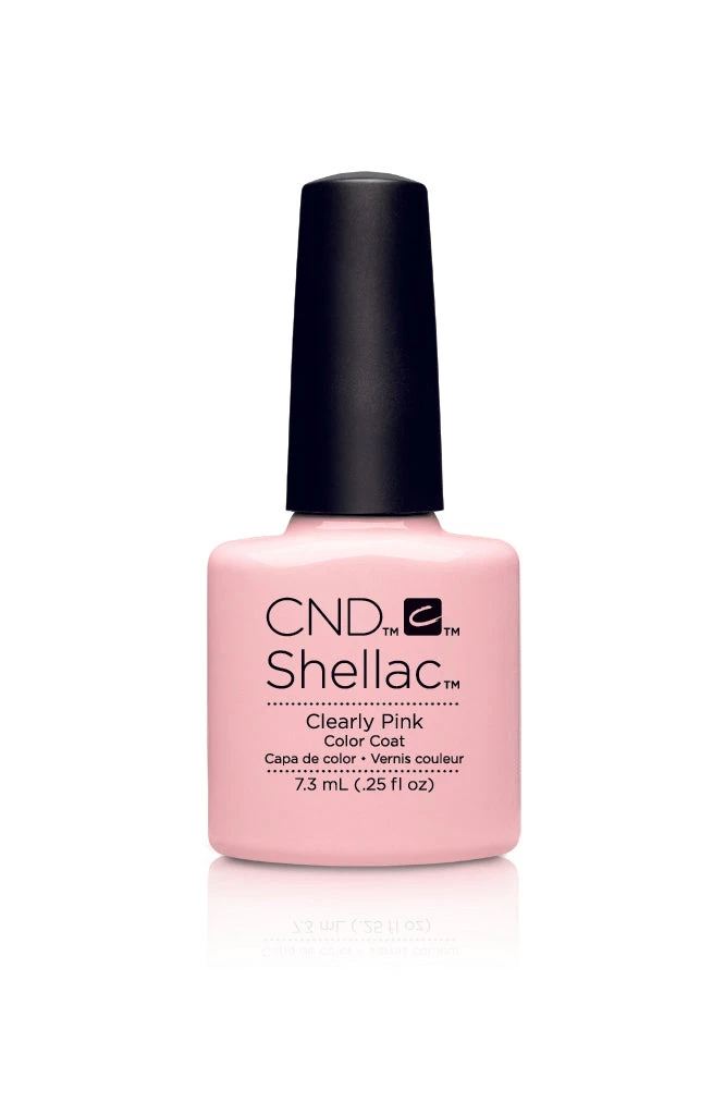 CND Shellac Clearly Pink 3 CND Shellac Clearly Pink