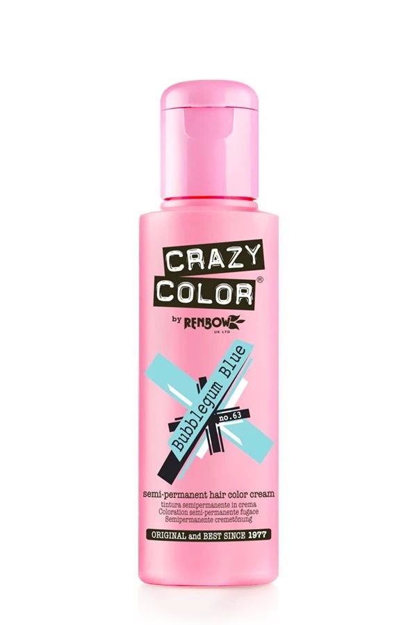 New Crazy Colour Bubblegum Blue 3 New Crazy Colour Bubblegum Blue