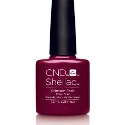 CND Shellac Crimson Sash New