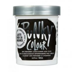New Punky Colour Semi-Permanent Conditioning Hair Colour - Ebony