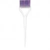 AMW New Eurostil Large Clear Tint Brush Purple Bristles