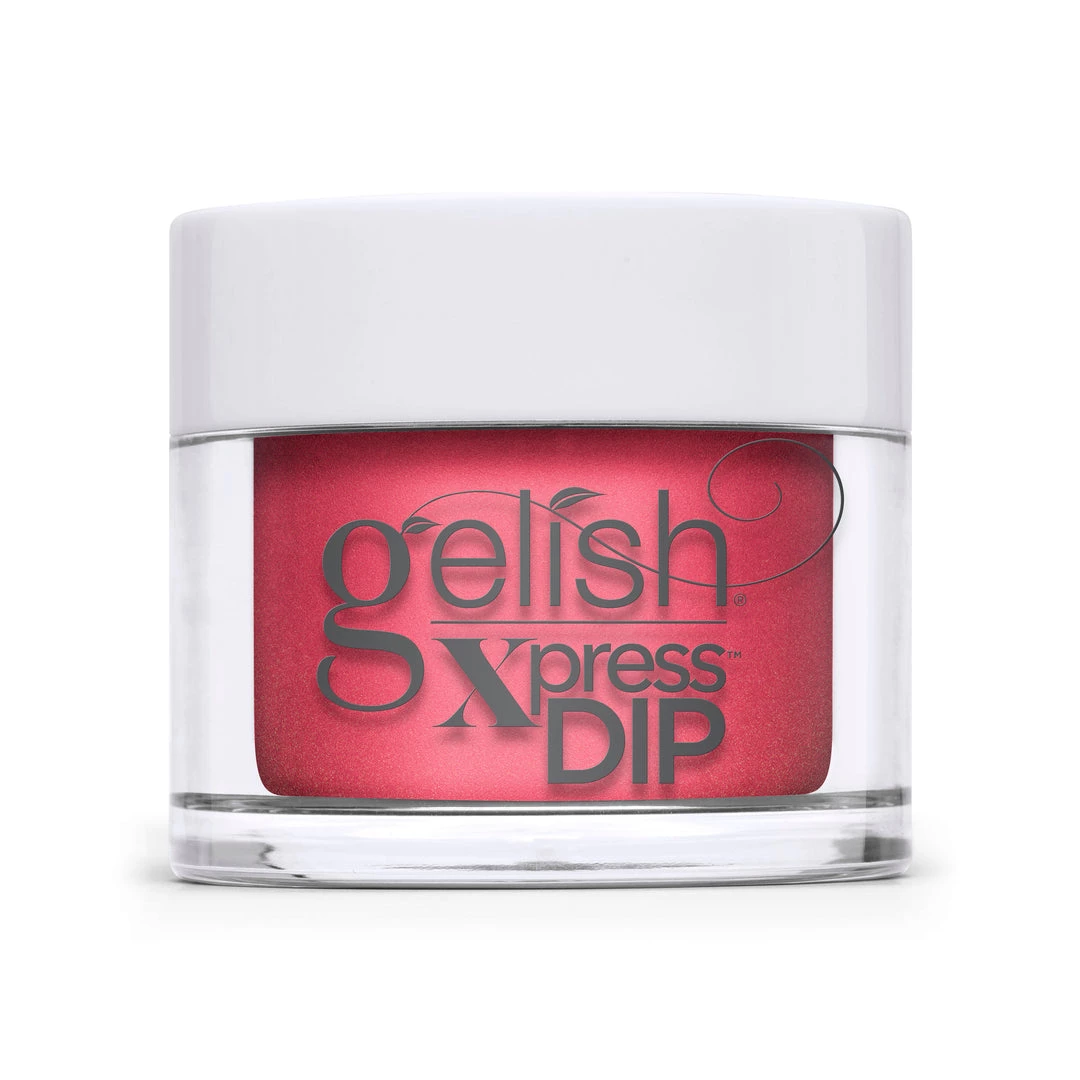 New Gelish Xpress Dip Powder Hip Hot Coral - 222 3 New Gelish Xpress Dip Powder Hip Hot Coral - 222