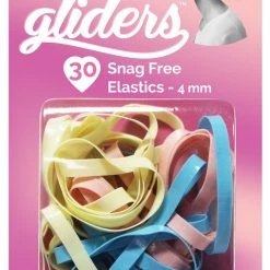 New Gliders Snag Free Hair Elastics 4mm