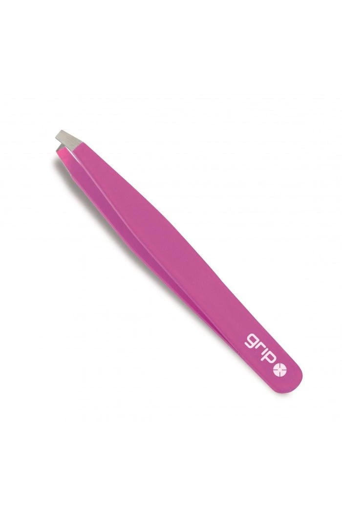 Caron Grip Slanted Tweezer Bright Pink 3 Caron Grip Slanted Tweezer Bright Pink