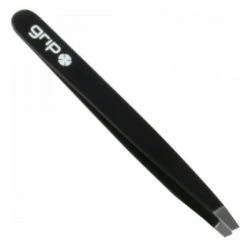 Caron Grip Slanted Tweezer Matte Black New