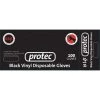 New Hi Lift Protec Black Vinyl Disposable Gloves