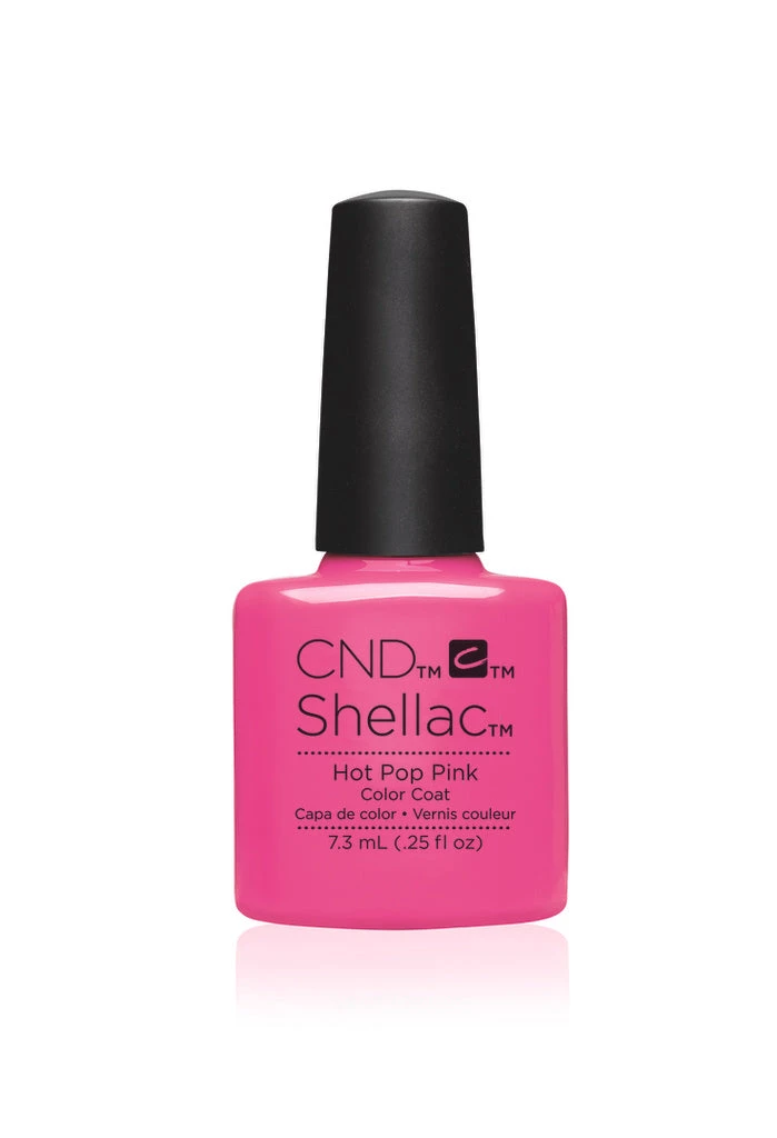 CND Shellac Hot Pop Pink 3 CND Shellac Hot Pop Pink