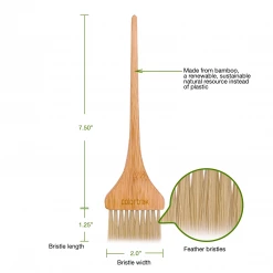 Colortrak Eco Collection 2pk Bamboo Brushes New