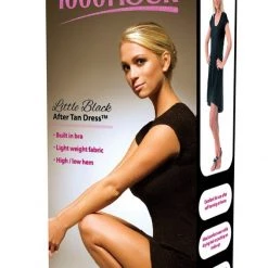 1000 Hour Little Black After Tan Dress New