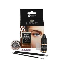 New Mayamy Brow Henna Trial Set Classic Brown