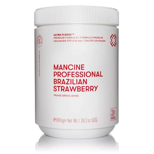 Mancine Ultra Flexxx Brazilian Strawberry Strip Wax 800g 3 Mancine Ultra Flexxx Brazilian Strawberry Strip Wax 800g