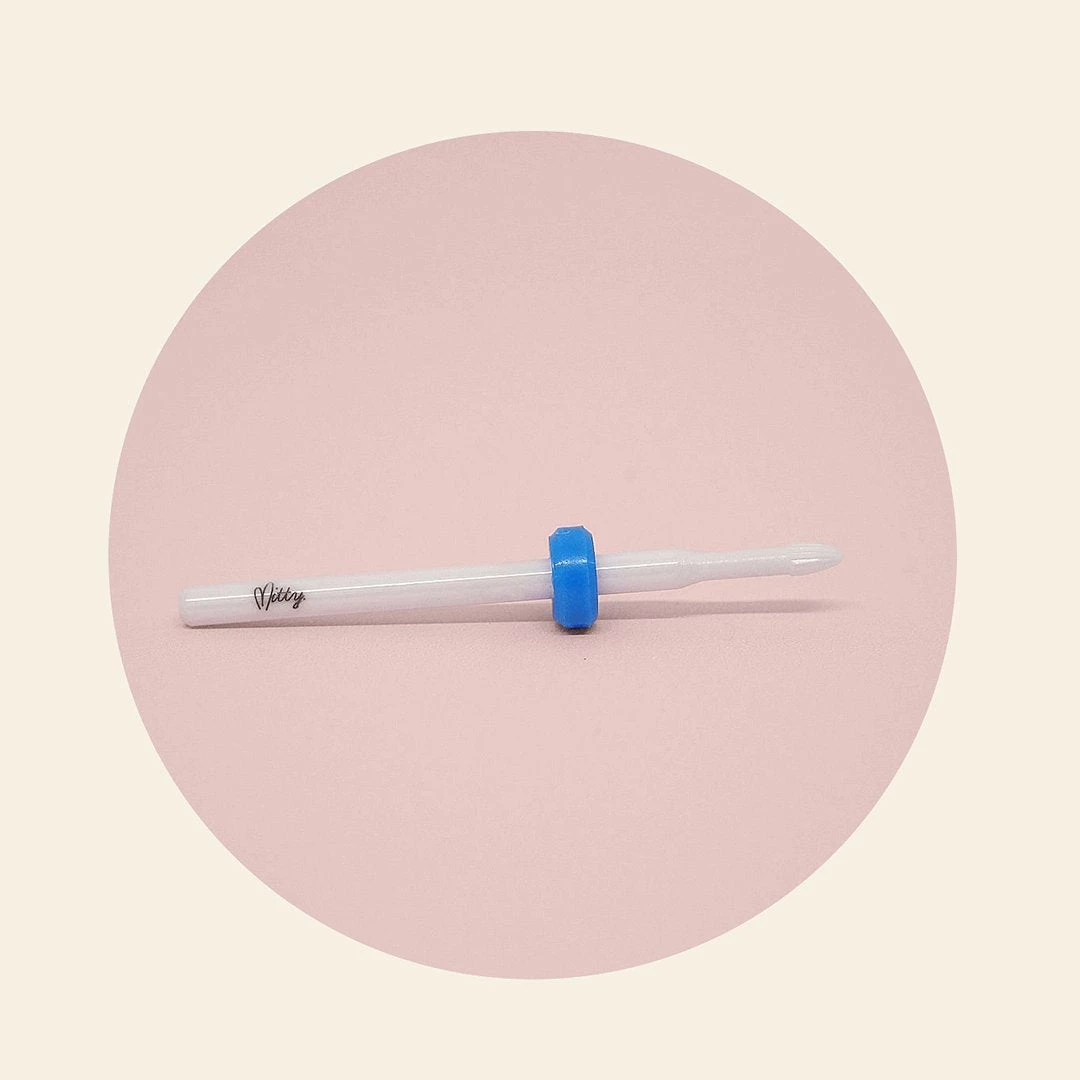 Mitty Pink Ceramic Cuticle Cleaner Ball Nail Drill Bit - Medium 3 Mitty Pink Ceramic Cuticle Cleaner Ball Nail Drill Bit - Medium