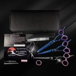 Zen Master Scissors Zen Master Apprentice/Student 3 Scissor Kit Blue Titanium