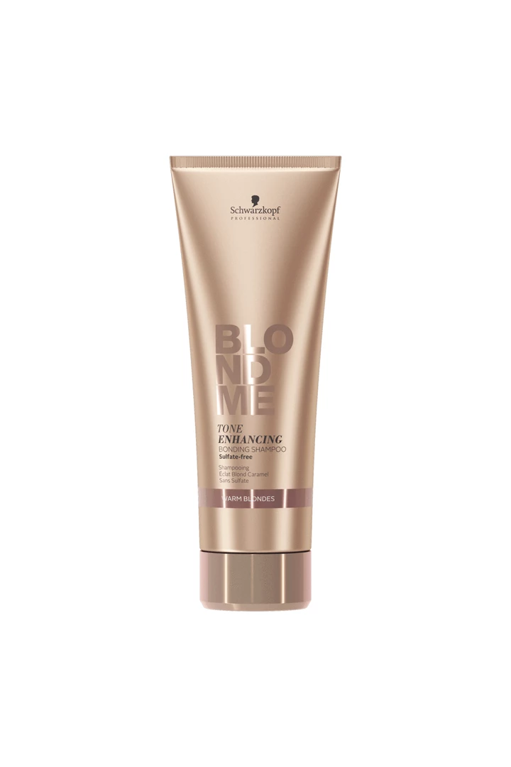 Schwarzkopf BlondMe Warm Tone Enhancing Bonding Shampoo - Discontinued Packaging New 3 Schwarzkopf BlondMe Warm Tone Enhancing Bonding Shampoo - Discontinued Packaging New