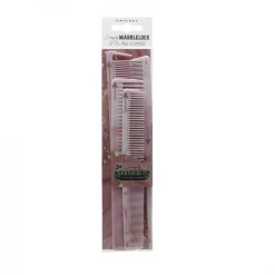 Cricket Simply Marblelous Styling Combs 4pk