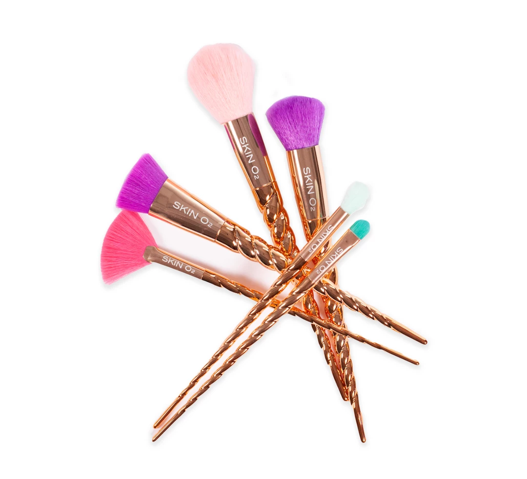 Skin O2 Makeup Brush Box Set -6pc 4 Skin O2 Makeup Brush Box Set -6pc