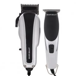 New Silver Bullet Dynamic Duo Hair Trimmer And Clipper Set