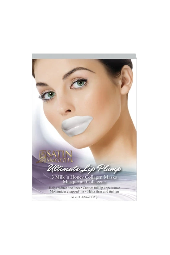 Satin Smooth Ultimate Lip Plump Collagen Mask 3 Satin Smooth Ultimate Lip Plump Collagen Mask