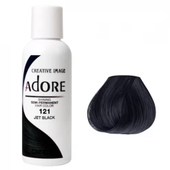 Adore Semi-Permanent Hair Color New Adore Semi Permanent Hair Colour Jet Black