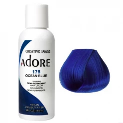 Adore Semi-Permanent Hair Color Adore Semi Permanent Hair Colour Ocean Blue
