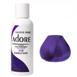 Adore Semi-Permanent Hair Color Adore Semi Permanent Hair Colour Purple Rage