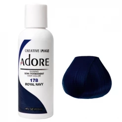 Adore Semi-Permanent Hair Color Adore Semi Permanent Hair Colour Royal Navy New