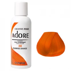 Adore Semi-Permanent Hair Color Adore Semi Permanent Hair Colour Sunrise Orange New
