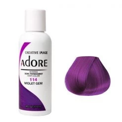 Adore Semi-Permanent Hair Color New Adore Semi Permanent Hair Colour Violet Gem