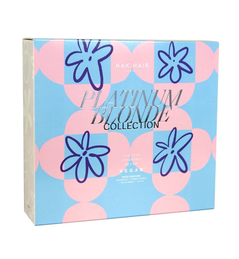 Nak Hair Platinum Blonde Mother's Day Quad 4 Nak Hair Platinum Blonde Mother's Day Quad