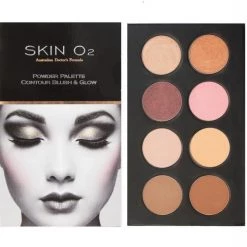 Skin O2 Contour, Blush & Glow Powder Palette